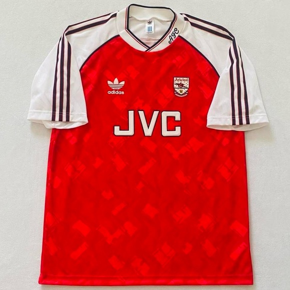 Arsenal 1990 91 92 home jersey (2020 Remake) - Picture 1 of 8